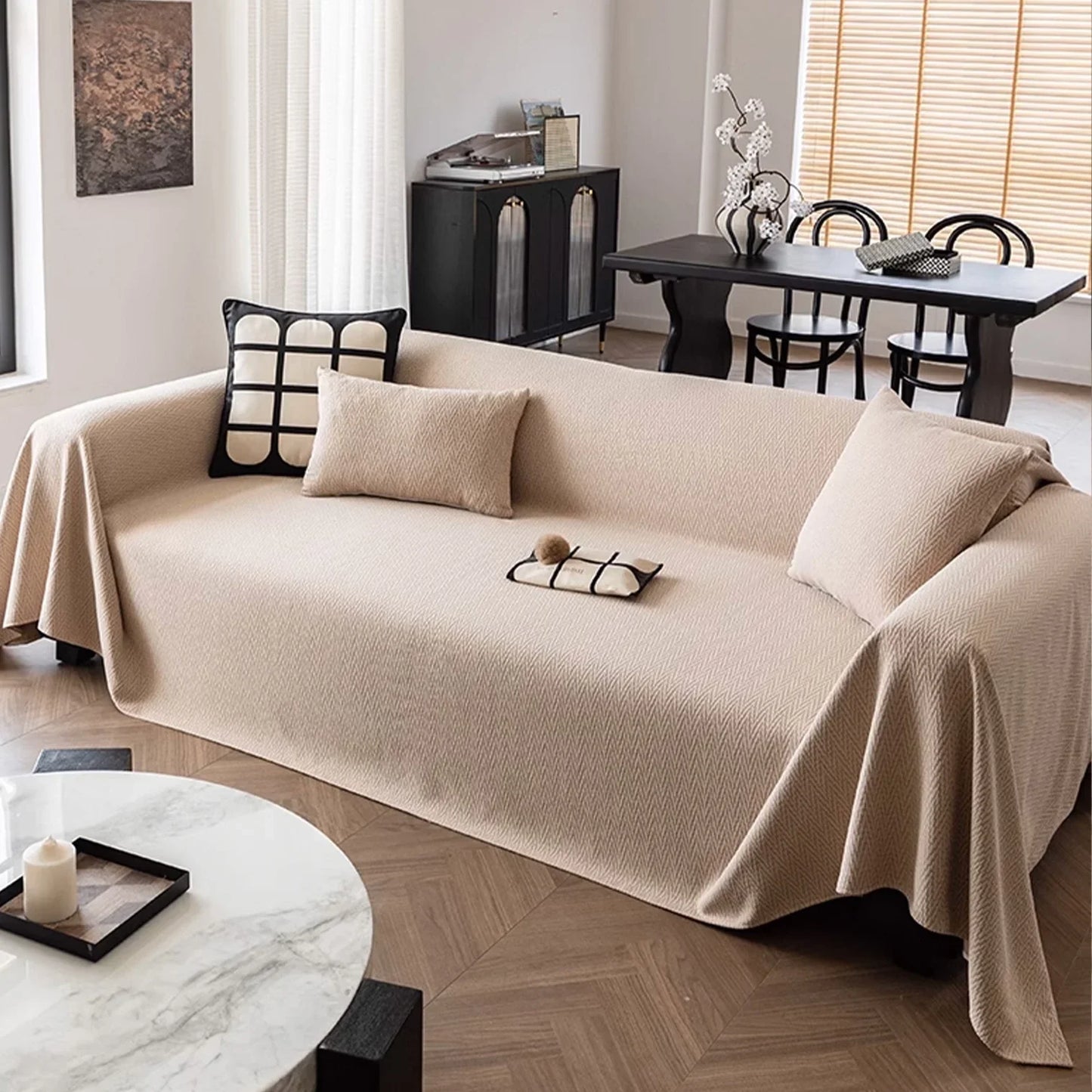 Minimalist Chic Sofa Cover Modern, Stylish & Durable Sofa Protection
