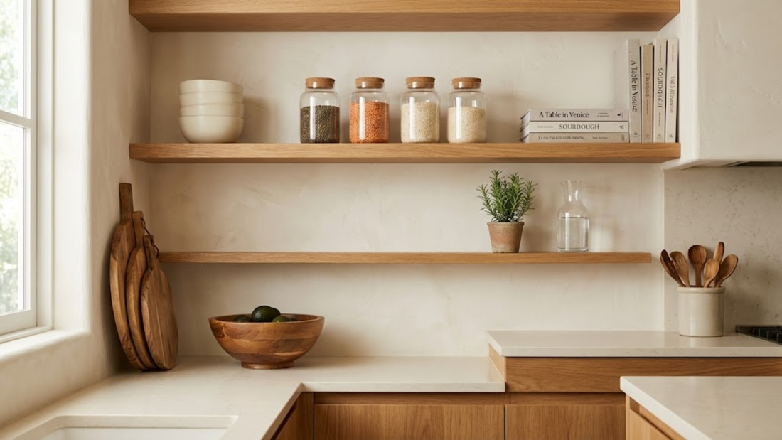 Styling Open Shelves Without The Mess