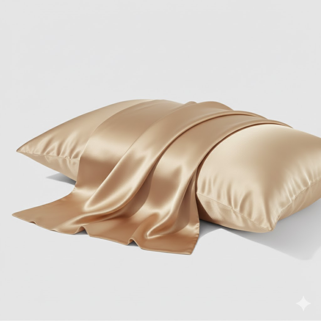 2-Pack Silk Satin Pillowcases for Hair & Skin - Premium Hotel Feel