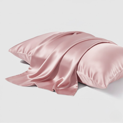 2-Pack Silk Satin Pillowcases for Hair & Skin - Premium Hotel Feel
