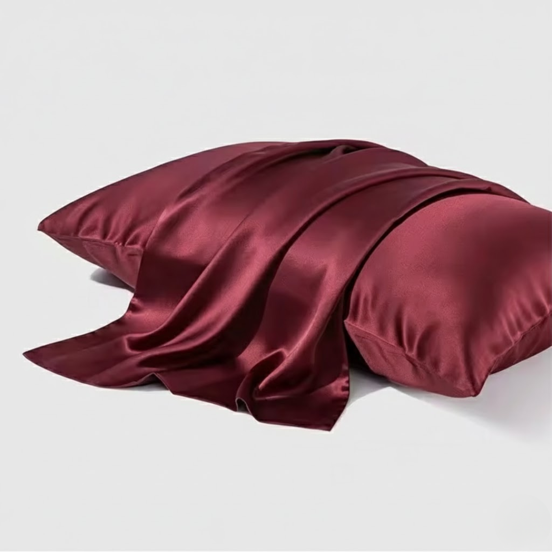 2-Pack Silk Satin Pillowcases for Hair & Skin - Premium Hotel Feel