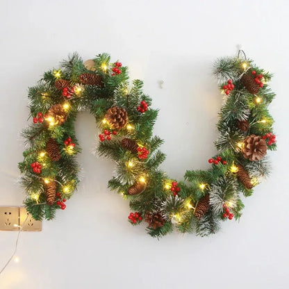 Berrylyn Christmas Garland with LED Lights