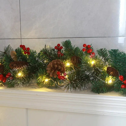 Berrylyn Christmas Garland with LED Lights