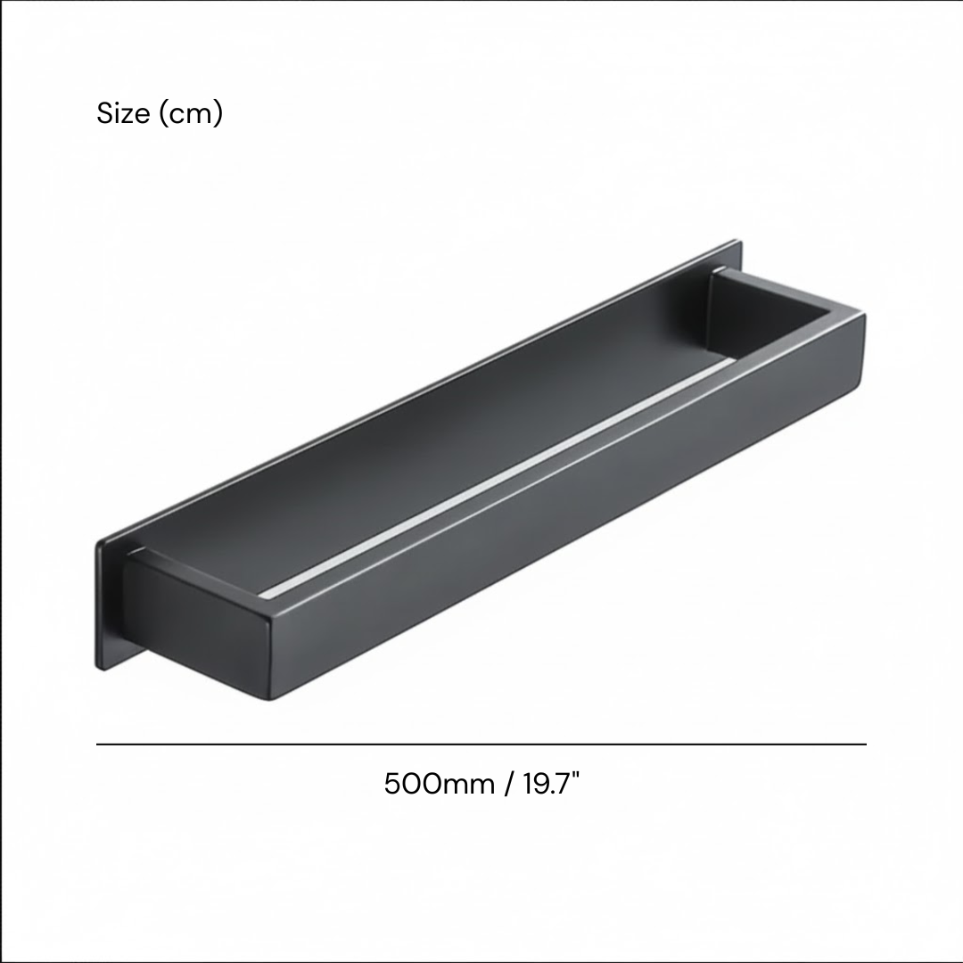 Black Stainless Steel Towel Rack