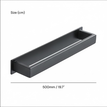 Black Stainless Steel Towel Rack