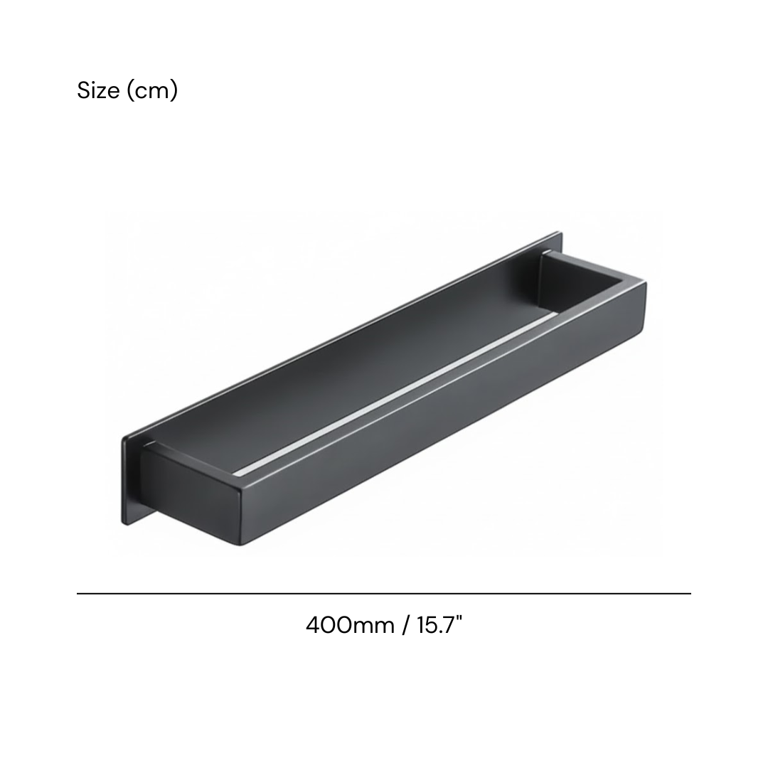 Black Stainless Steel Towel Rack