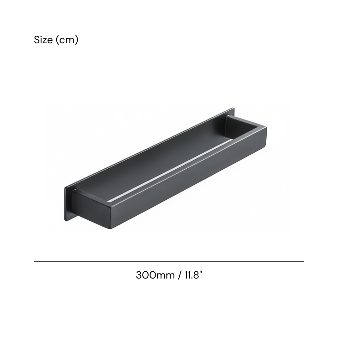 Black Stainless Steel Towel Rack