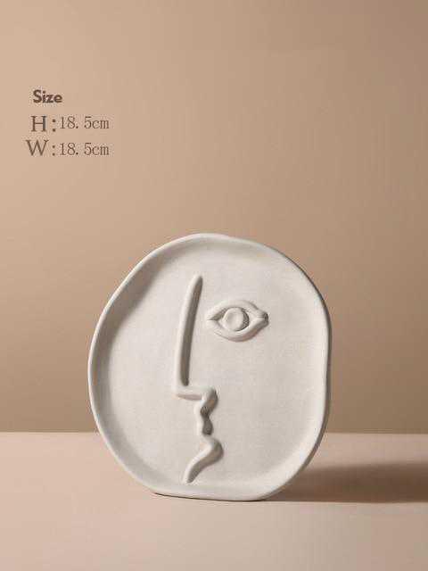Ceramic Face Vase Nordic Design