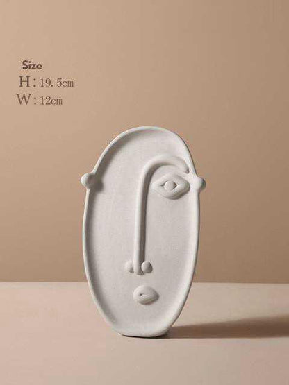 Ceramic Face Vase Nordic Design