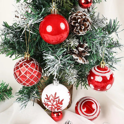 Colorful Christmas Ball Ornament Set