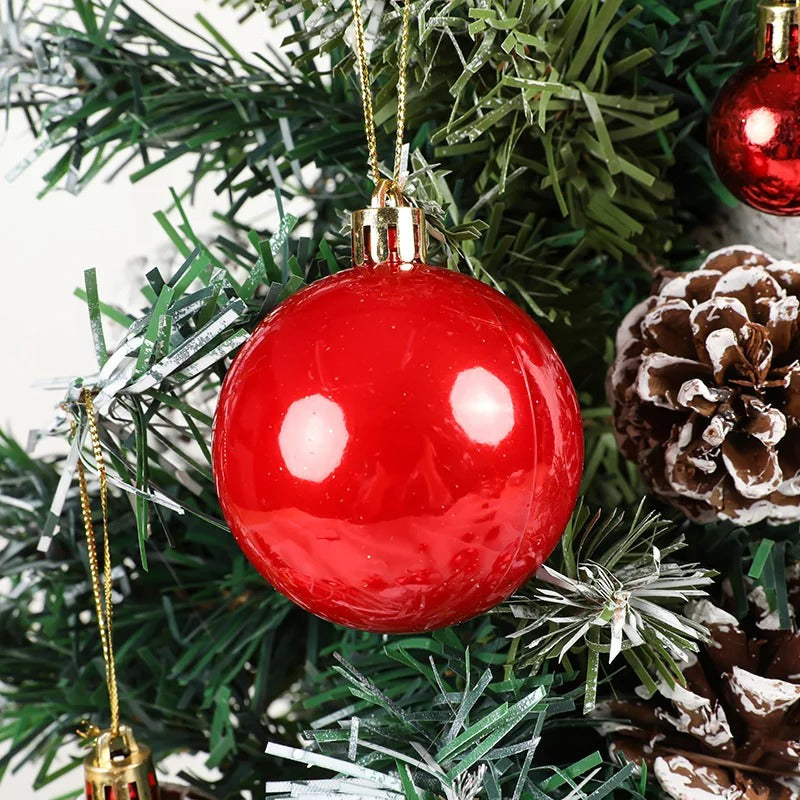 Colorful Christmas Ball Ornament Set