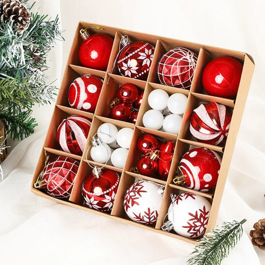 Colorful Christmas Ball Ornament Set