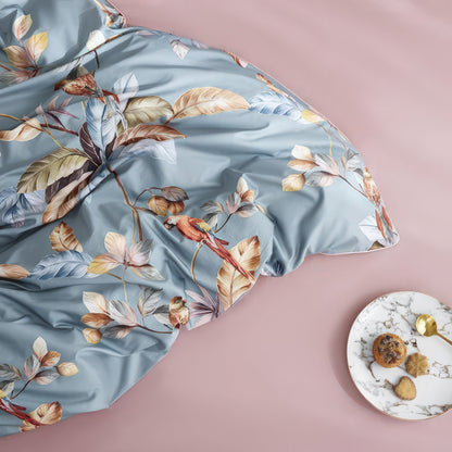 Colorful Tree Print Duvet Cover Set