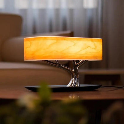 Contemporary Glass Table Lamp for Living Room