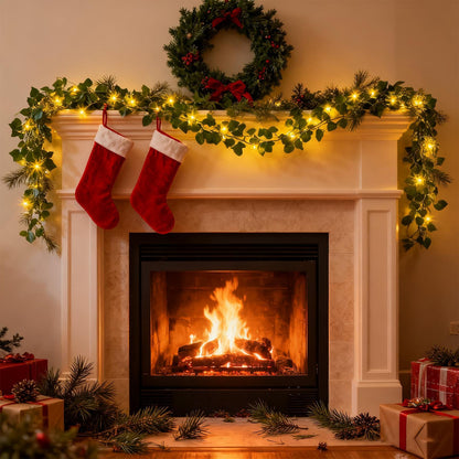 Fairy Light Olive Vine Garland