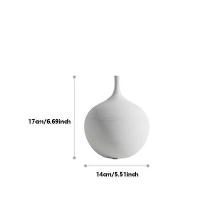 Handmade Minimalist Ceramic Vase White