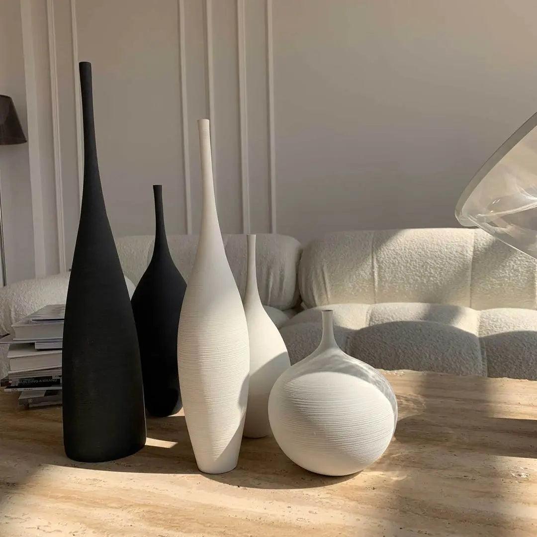 Handmade Minimalist Ceramic Vase White