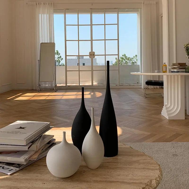 Handmade Minimalist Ceramic Vase White