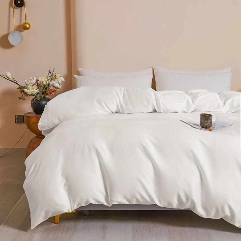 King Duvet Cover 3-Piece Set Silky Smooth Bamboo
