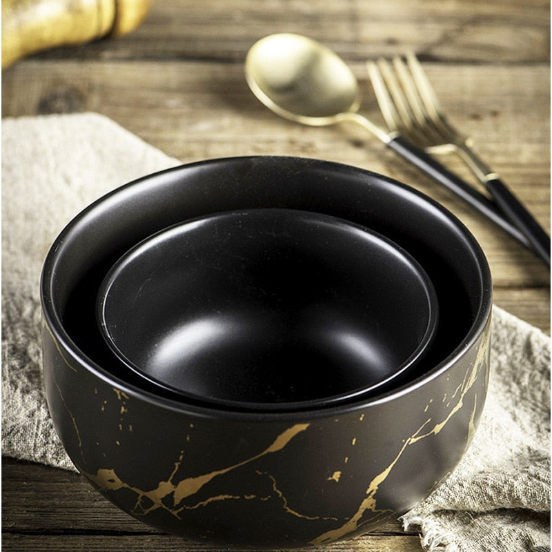 Lightning Ceramic Serving Bowl