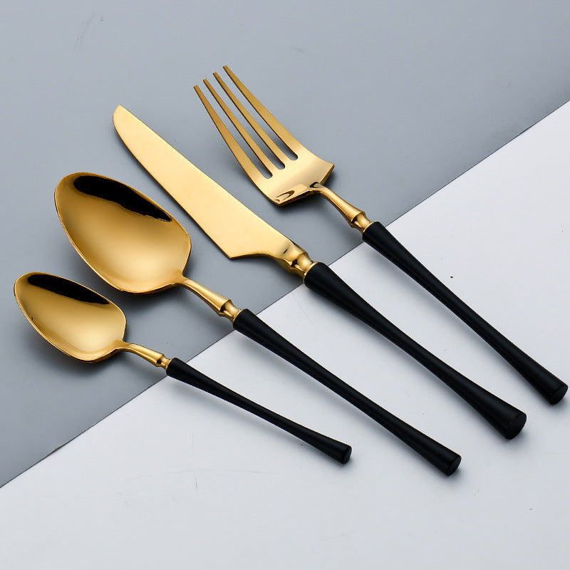 Luxor Brass Cutlery Set