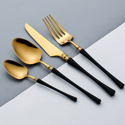 Luxor Brass Cutlery Set