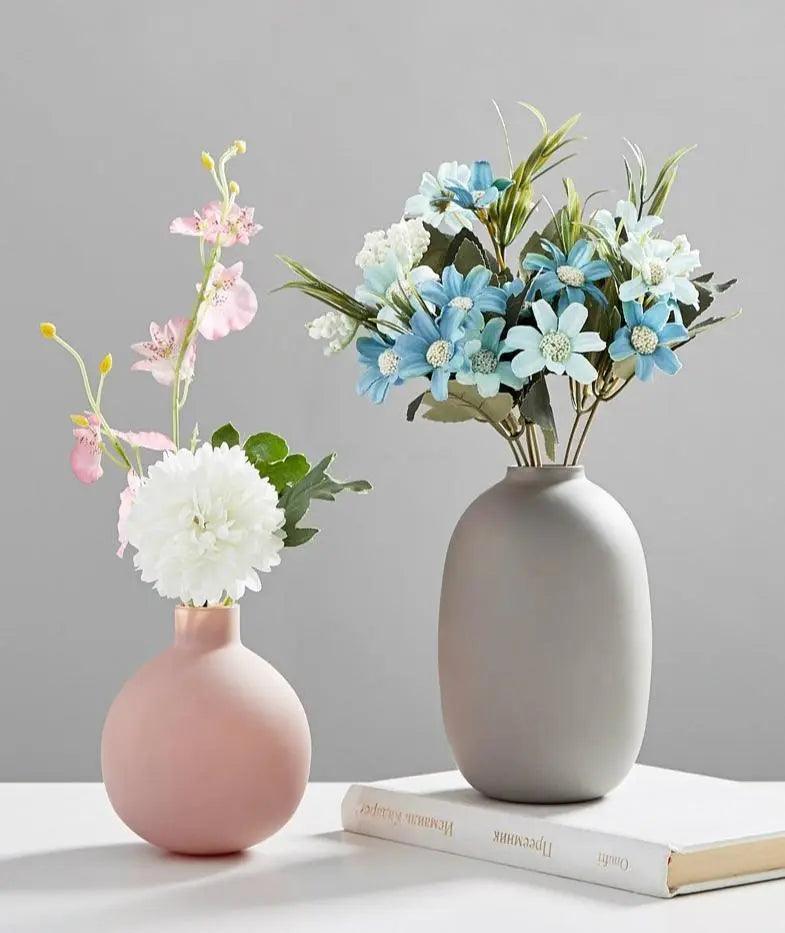 Modern Nordic Ceramic Vase Scandinavian Style