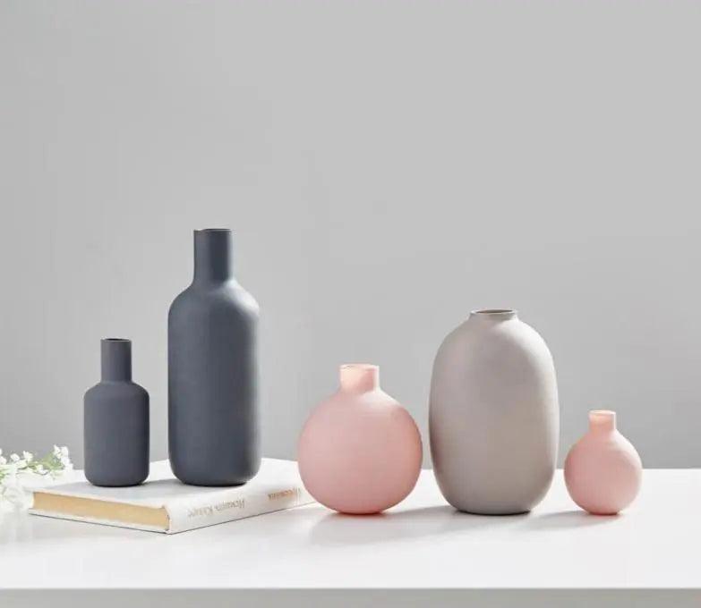 Modern Nordic Ceramic Vase Scandinavian Style