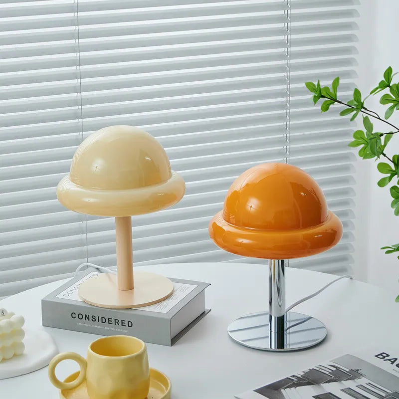 Mushroom Table Lamp Mid-Century Modern Style