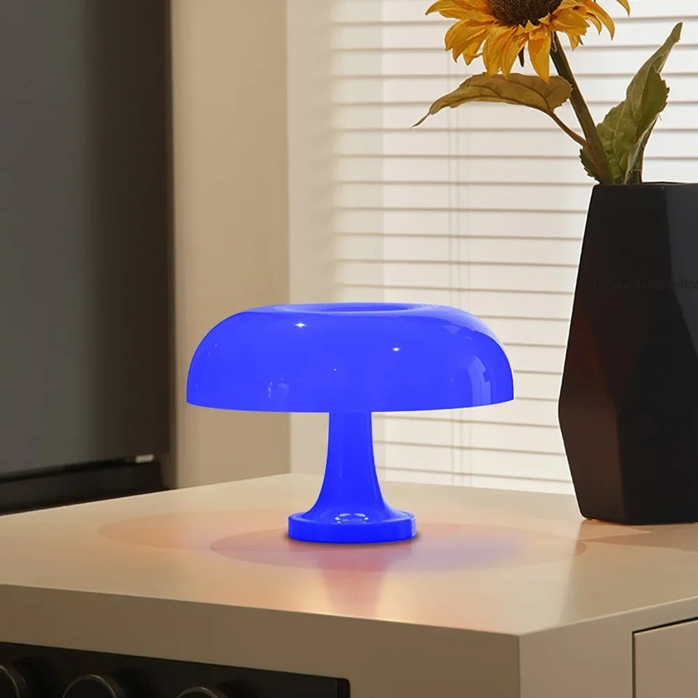 Mushroom Table Lamp with 3-Color Dimming