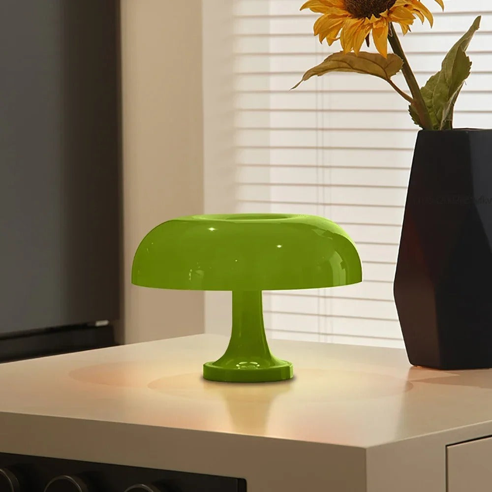 Mushroom Table Lamp with 3-Color Dimming