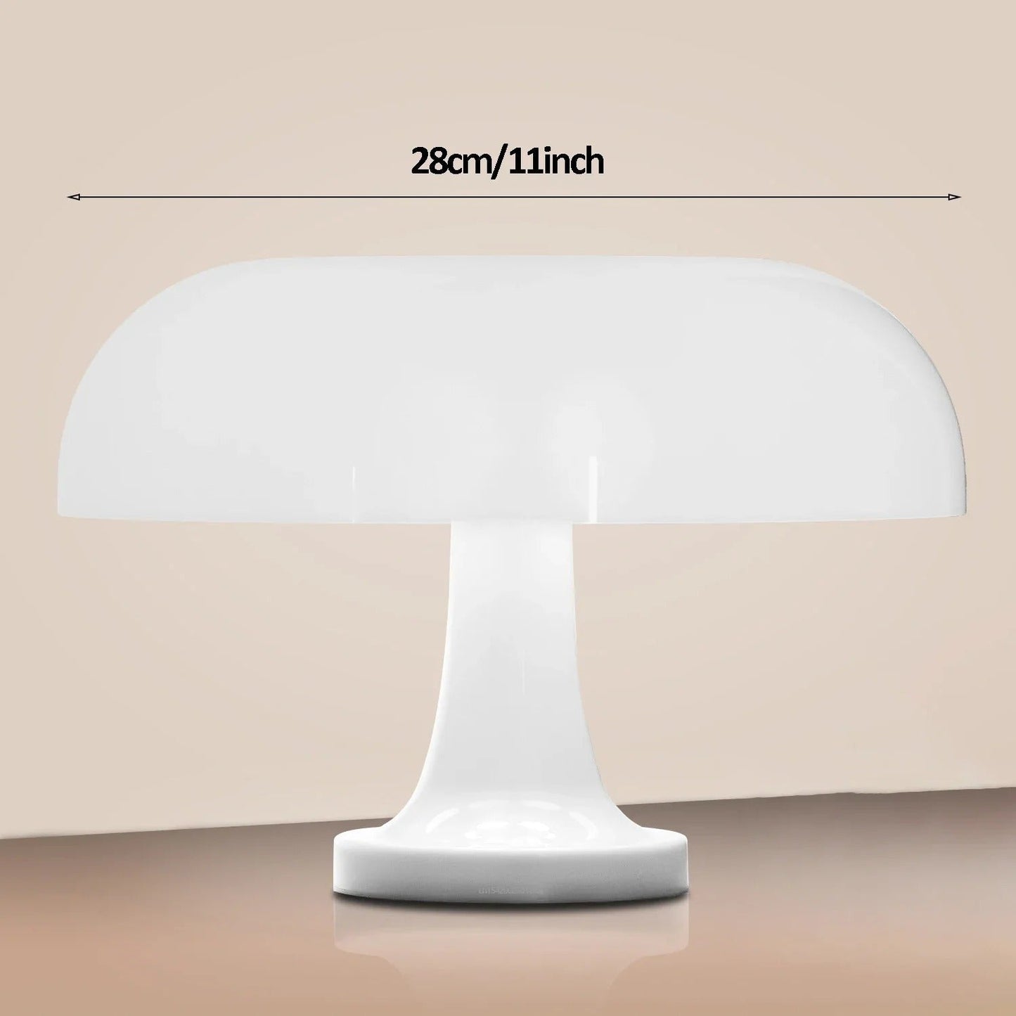 Mushroom Table Lamp with 3-Color Dimming