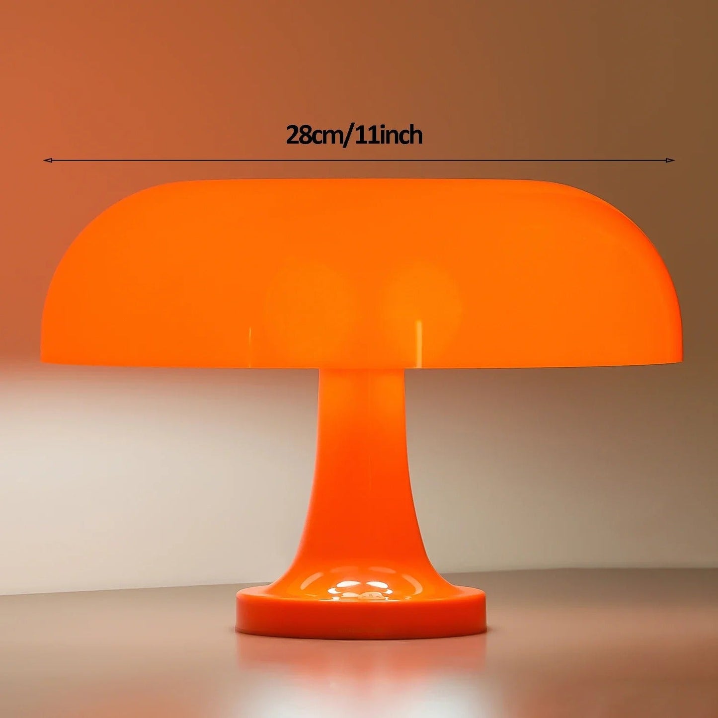Mushroom Table Lamp with 3-Color Dimming