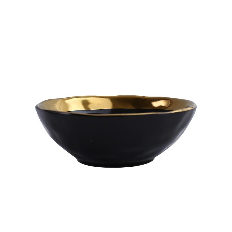Onyx Black Ceramic Bowl