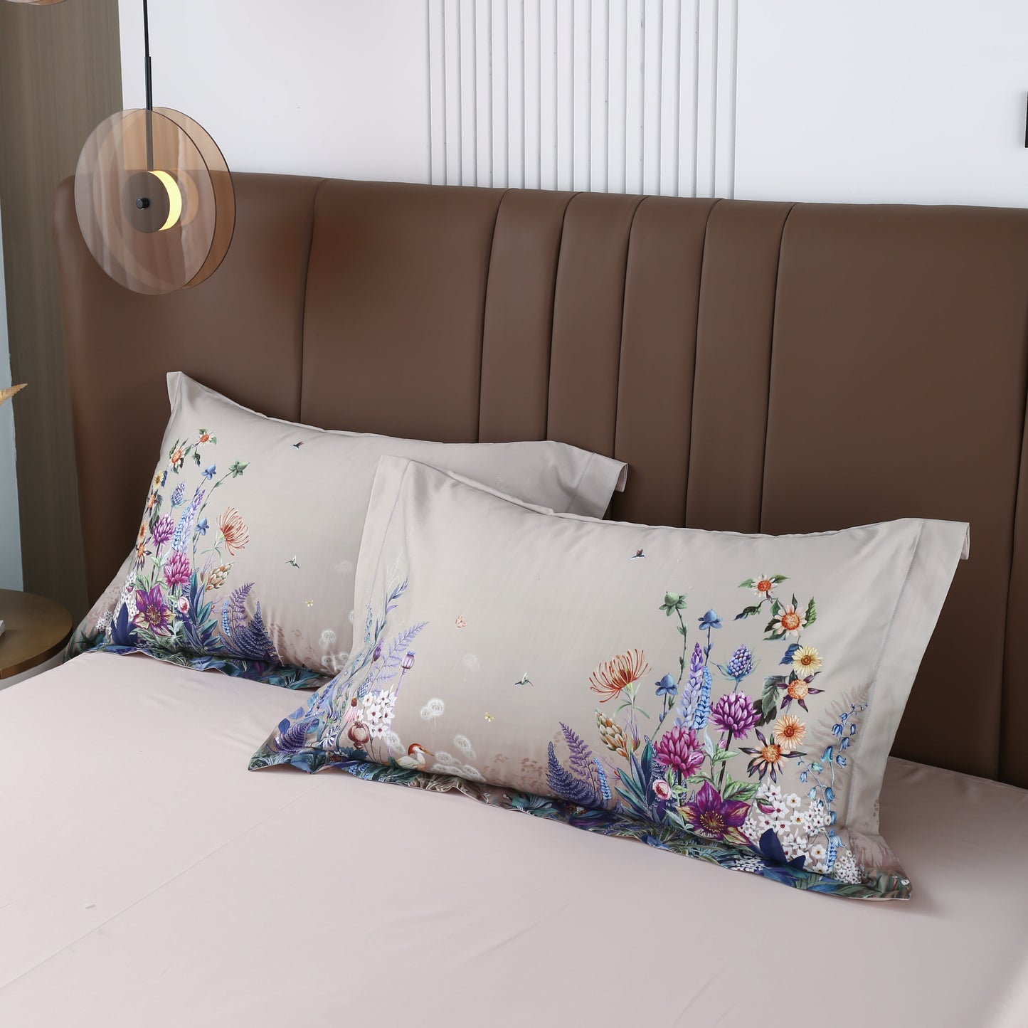 Purple Flowers Lavender Floral Duvet Cover Set