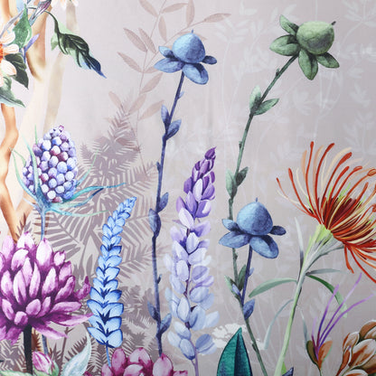 Purple Flowers Lavender Floral Duvet Cover Set