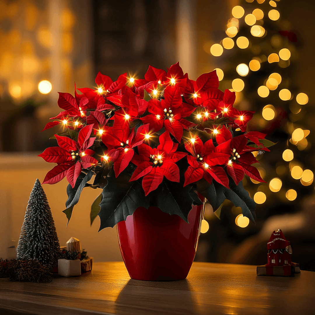 Rubyana Radiant Poinsettia Flower Bouquet