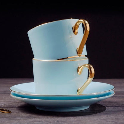 Santorini Blue Teacup Collection Set
