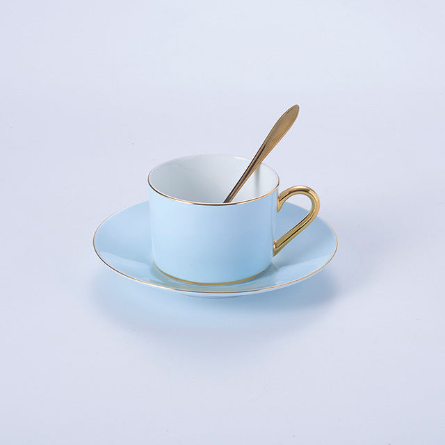 Santorini Blue Teacup Collection Set