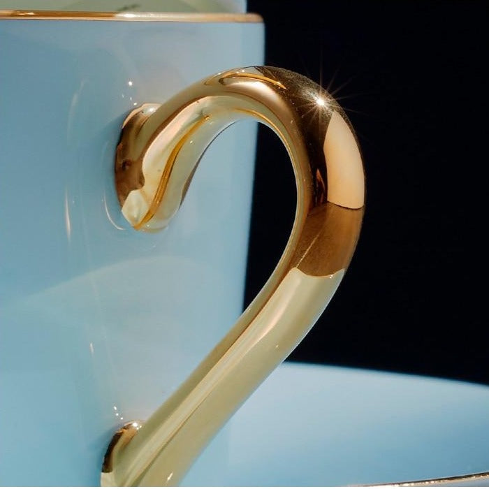 Santorini Blue Teacup Collection Set