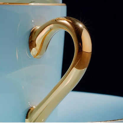 Santorini Blue Teacup Collection Set