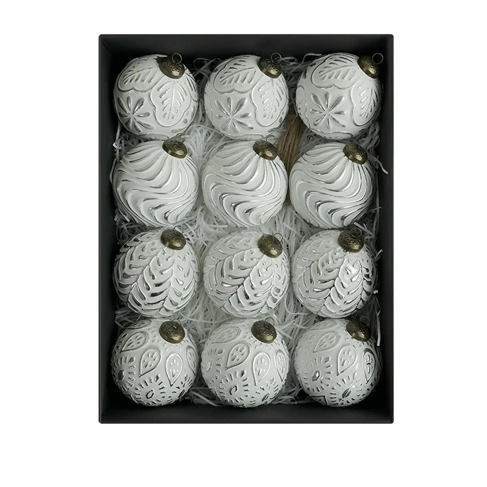 Shatterproof Christmas Ball Ornaments - 12 Piece Set