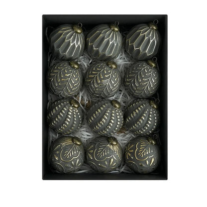 Shatterproof Christmas Ball Ornaments - 12 Piece Set