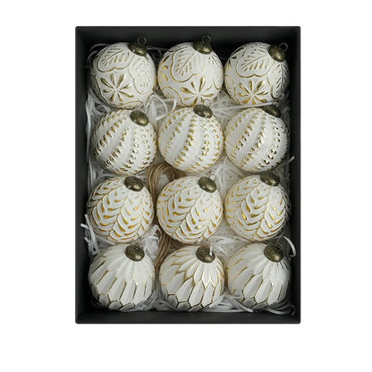 Shatterproof Christmas Ball Ornaments - 12 Piece Set