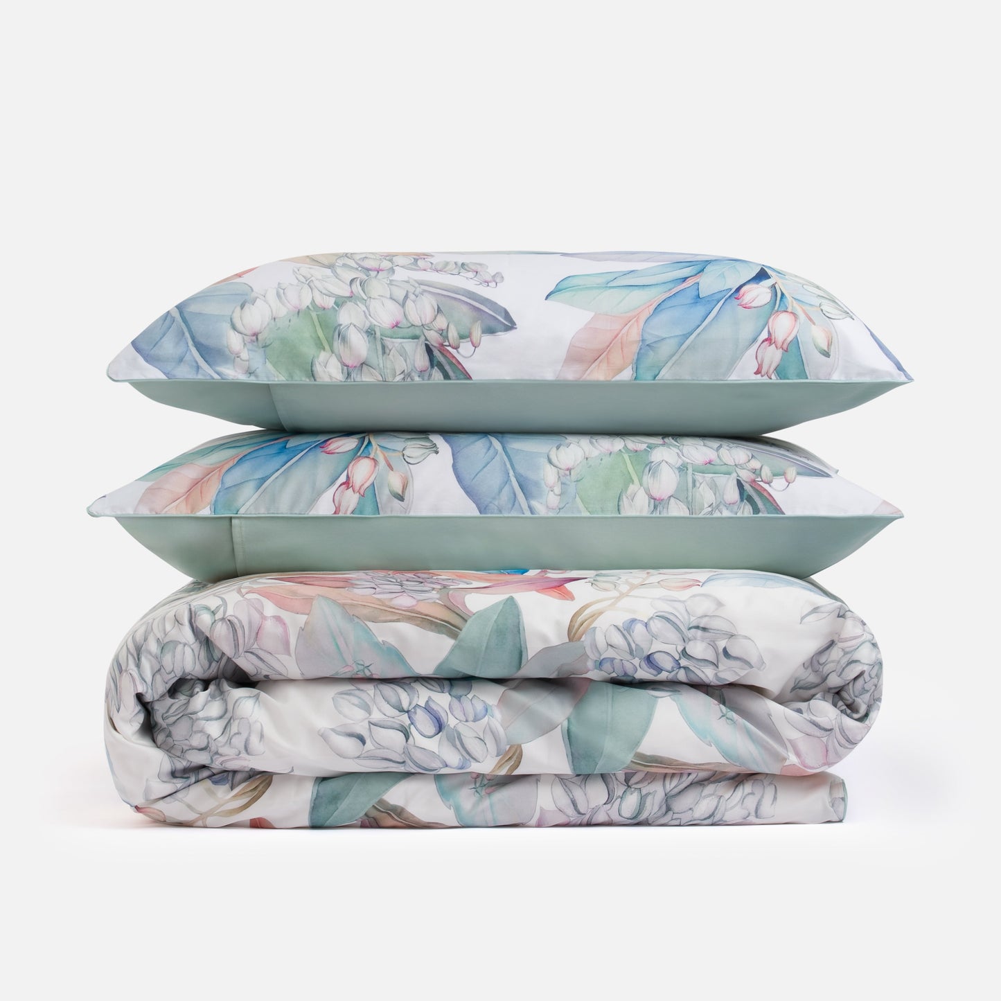Silent Morning Botanical Duvet Cover Set