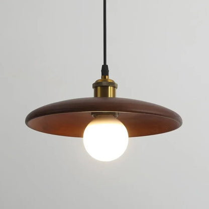 Solid Bamboo Wood Pendant Light