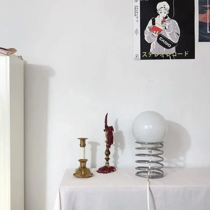 Spring-Inspired Glass Table Lamp Bauhaus Style