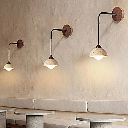 Wabi-Sabi Natural Marble Wall Sconce Lamp