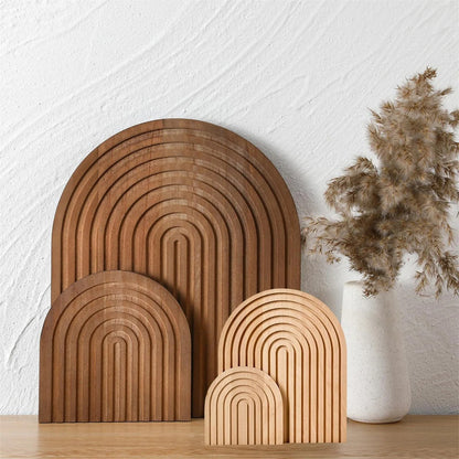 Wave Arch Wooden Cutting Board